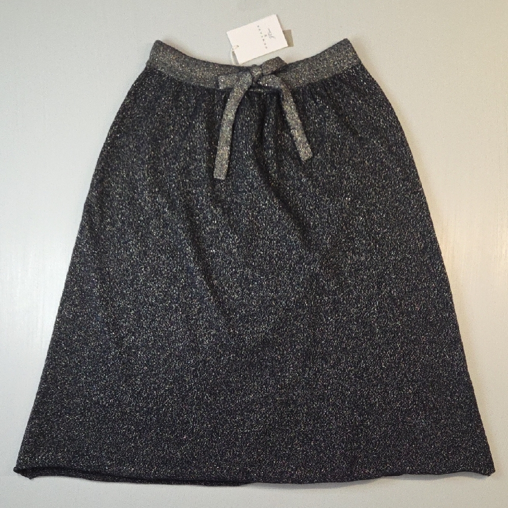 J. Crew x DEMYLEE Lurex Cashmere Sweater Skirt